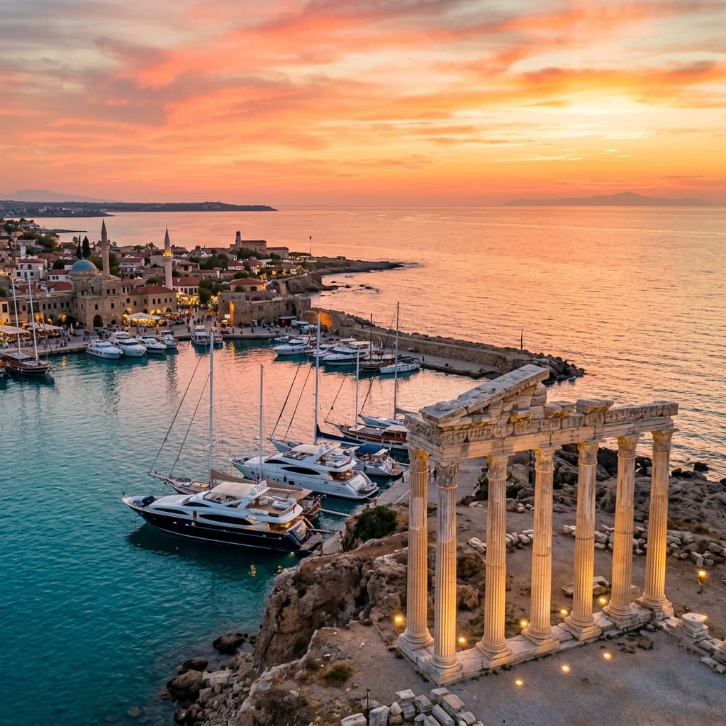 Side Harbour & Apollon Temple